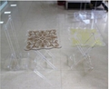 Custom ODM folding mini acrylic coffee table clear 1