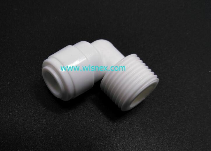 Male thread elbow quick connector for RO water system ME0404 WISNEX