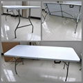 C240 Outdoor Blow-Molded Lightweight Rectangular Folding Seminar Table 2