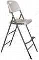 Hy52 White Resin Metal Folding Chairs for Camping