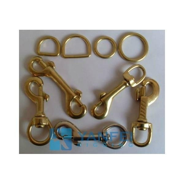 Solid Brass Hook / Ring