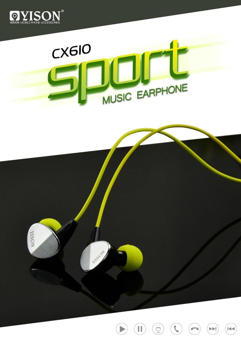 wholesale high quality in-ear earphone CX610 4