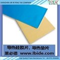Excellent Thermal Conductivity High Electrical Insulation Silicone Gap Pad 3