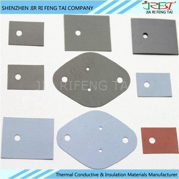 High Voltage Thermal conductive silicone insulator cloth  for semiconductor 2