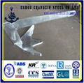 Galvanized bruce anchor