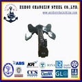 U.S. stockless navy ship anchor for