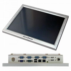 12 inch Front panel IP65 Fanless industrial panel pc with inter D525