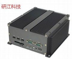 研江科技带PCI 工控机 酷睿多串口工控机 无风扇嵌入式整机