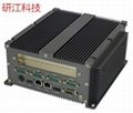 研江科技带PCI 工控机 酷睿多串口工控机 无风扇嵌入式整机 2