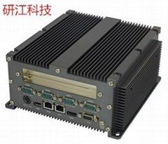 研江科技GM45 PCI工控机 酷睿多串口工控一体机 嵌入式工控电脑