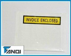 plastic document pouches invoice enclosed