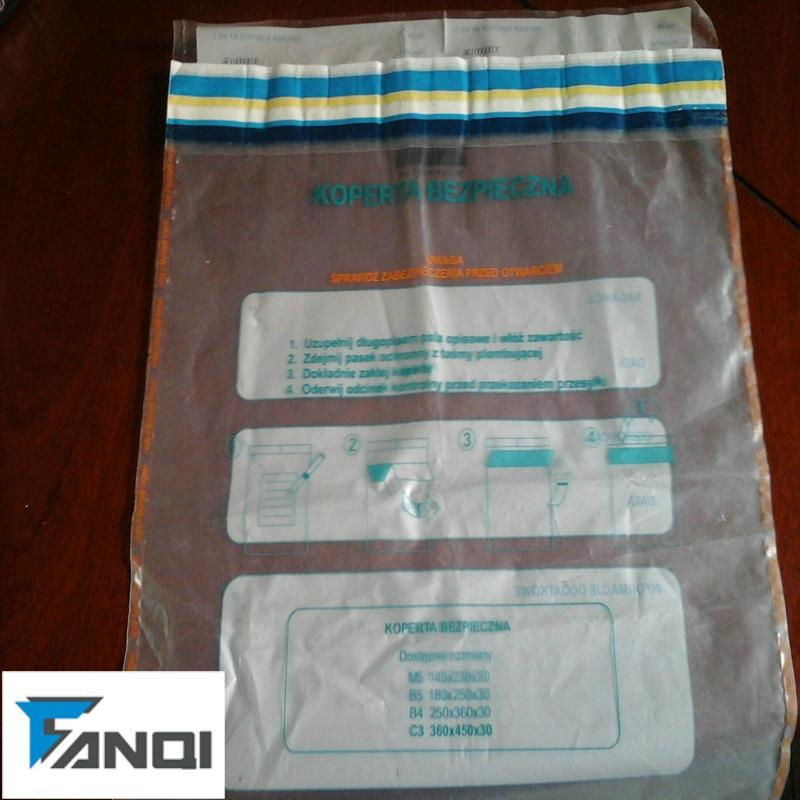 Clear Plastic Security Bank Bags 3