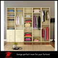 Latest Bedroom Diy furniture Designs Wooden Veneer Closet Cheap Wardrobe 2