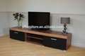 Morden LED Design Wood LCD TV Stand 1
