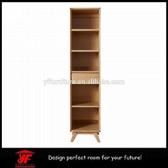 2016 Hot selling DIY corner wooden cheap bookcase