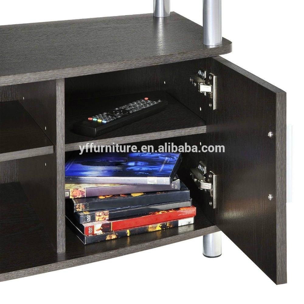 Cheap Furniture Fashionable Design LED Wooden TV Table 5