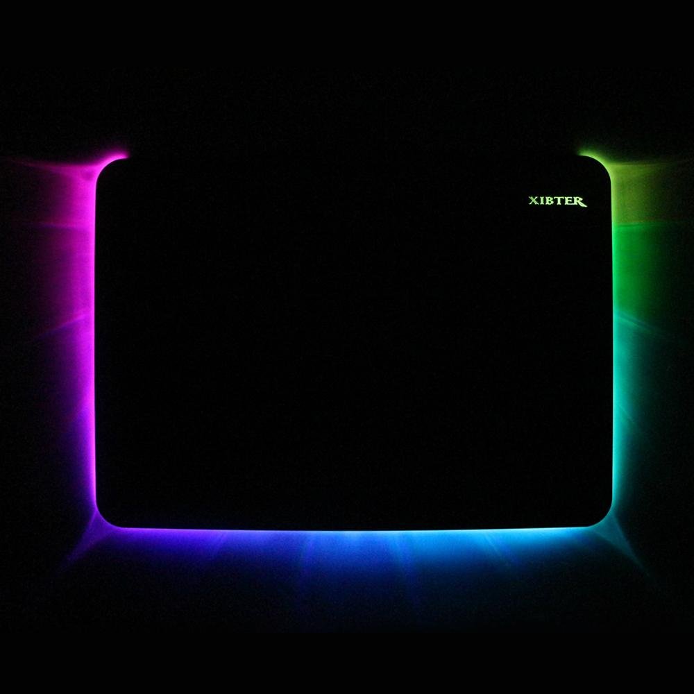 RGB Mouse Pad Mat Hard Lighting Mousepad For PC Computer Overwatch CS GO