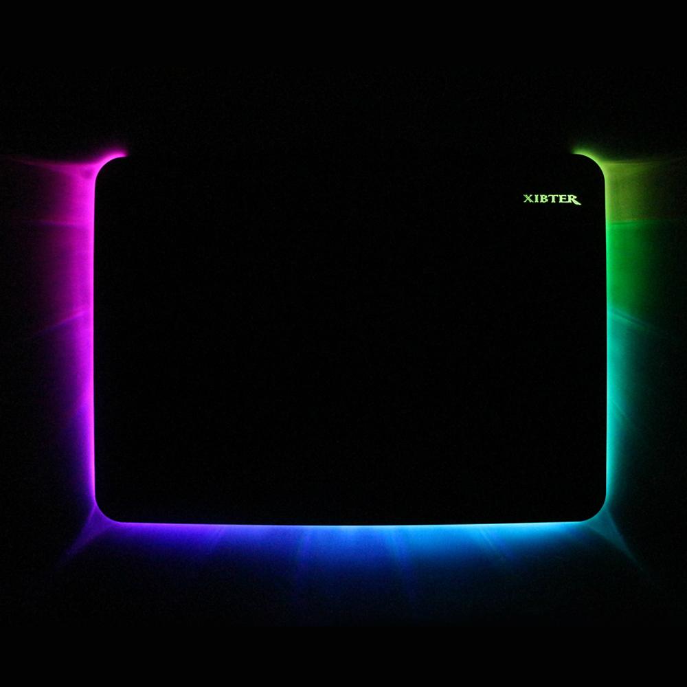 RGB Mouse Pad Mat Hard Lighting Mousepad For PC Computer Overwatch CS