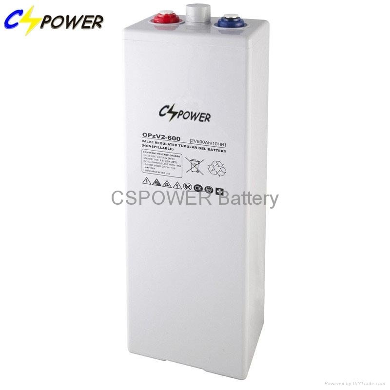 Deep Cycle Gel Battery Opzv Battery 2V600ah for Solar Power 4