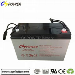 12V100Ah VRLA deep cycle solar battery