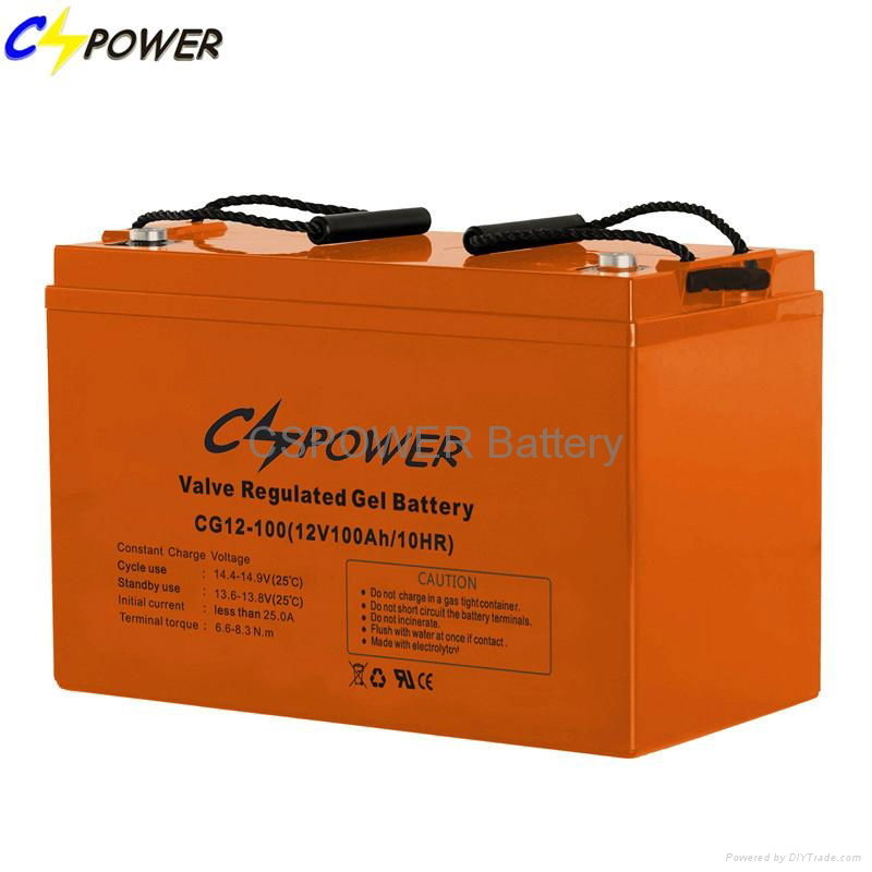 12V100Ah VRLA deep cycle solar battery 2