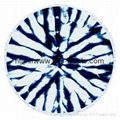 Splash-ink round beach towel 1