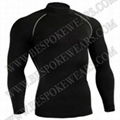 Wholesale Custom sublimated lycra long sleeve bjj rash guards 1