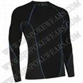 Wholesale Custom sublimated lycra long sleeve bjj rash guards 3