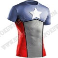 Wholesale Custom sublimated lycra long sleeve bjj rash guards 4