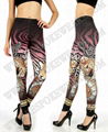 Custom sublimation yoga pants sports leggings 4