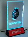 Acrylic watch display with led lights 1