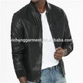 Men''s Blk Lamb Bomber Leather Jackets