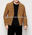 Men''s Suede Biker Jacket 1