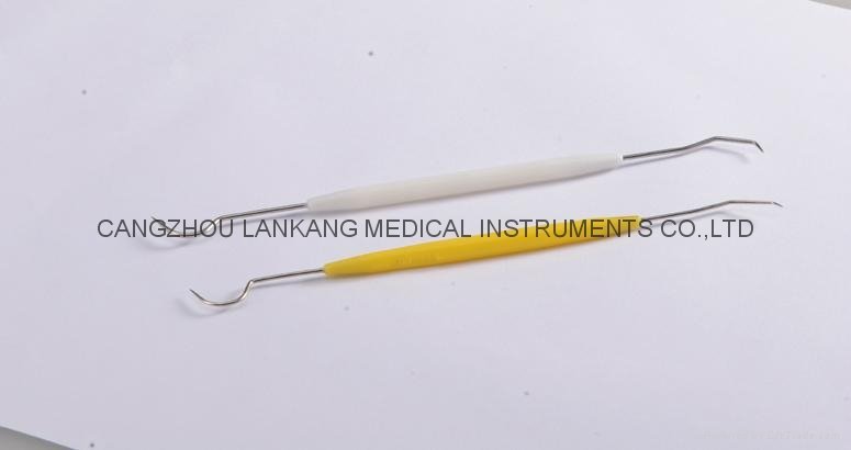 Plastic ABS handle dental periodontal probe 4
