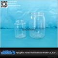 400ml empty drinking mason glass jar