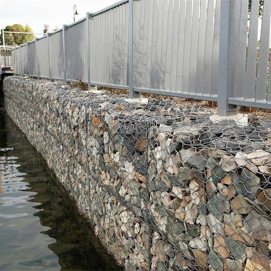 PVC Coated Galvanized Gabion Wall 4