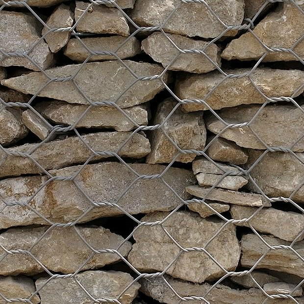 PVC Coated Galvanized Gabion Wall 2