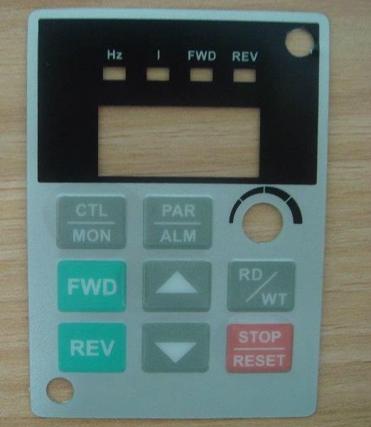 Membrane switch with blind dots 2