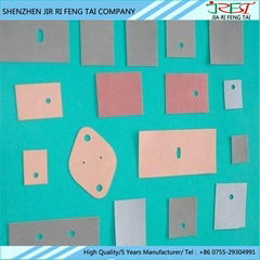 High Quality Thermal Insulation Silicone Sheet 20mm*25mm To-3P With Hole 