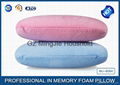 Traditional Sleep Design Memory Foam Nap Pillow With Customized Fabric Coat 3