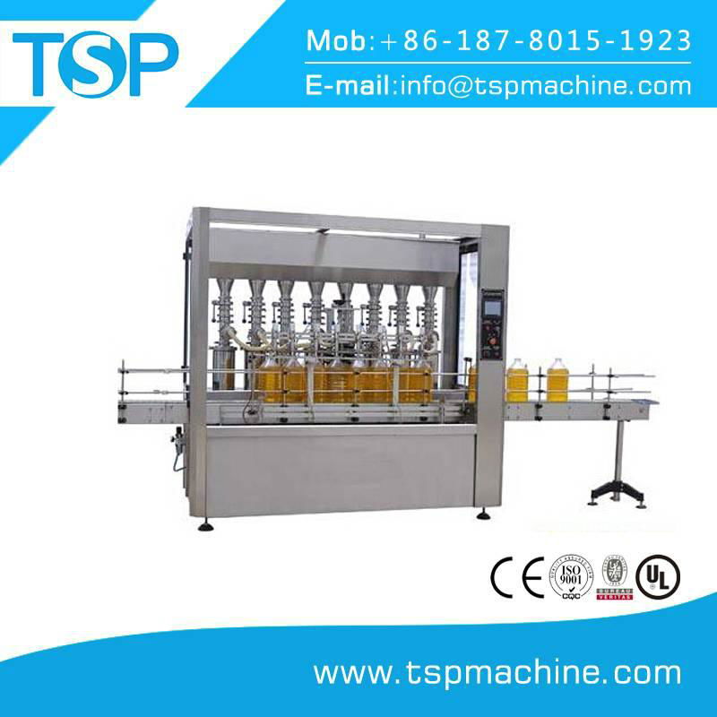 Linear plastic bottle piston edible vegetable oil filling machine 200ml-5000ml