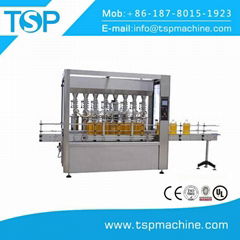 Linear plastic bottle piston edible vegetable oil filling machine 200ml-5000ml