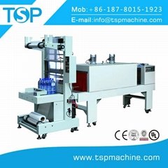 Semi automatic aluminum can beverage pe film shrink wrapping packing machine