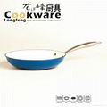 Newest light weight fry pan with different colors and sizes 2