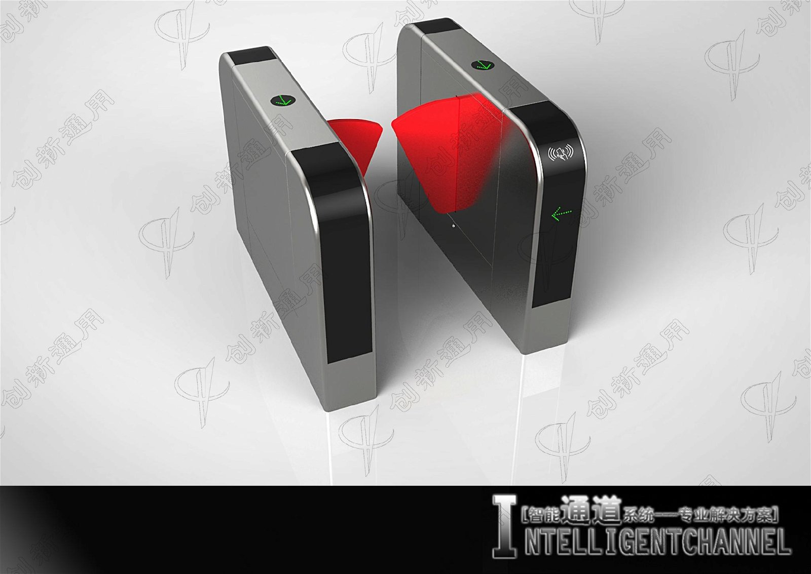 China high quality Speed gate Wing Turnstile manufactuer with promotion price