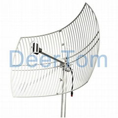 2500-2700mhZ Wimax 4G LTE Grid Parbaolic Antenna 24dBi High Gain Antenna