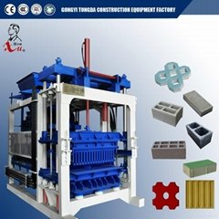 automatic concrete hollow block making machine