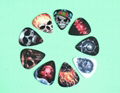 Guitar Picks Plecturms Celluloid ABS Derlin Thin MedIum Heavy Music accessories