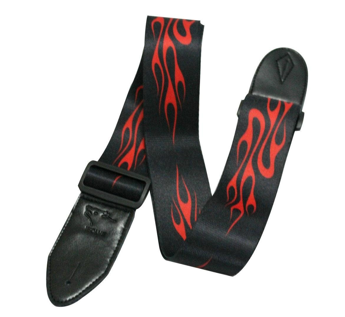 Guitar Strap Leather jacquard OEM Pattern Music parts Guitar Accessories