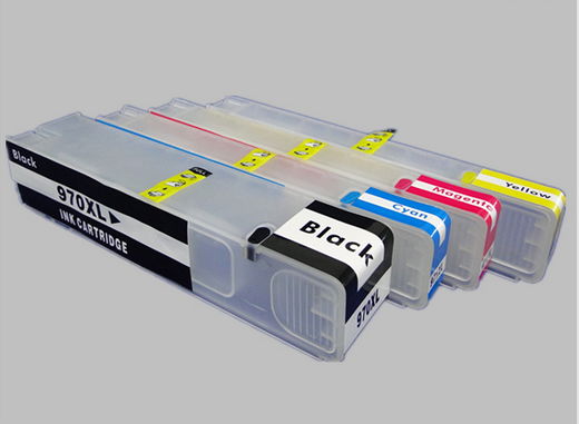 Refillable ink cartridge 970/971 for hp X551dw printer